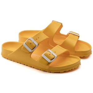 Yellow Rubber Birkenstocks